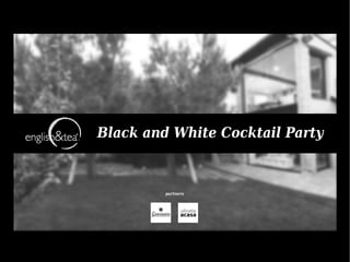Black & White Cocktail Party Slideshow "Old Images""