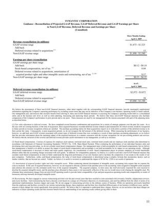 symantec Q309EarningsSupplementalFINALII