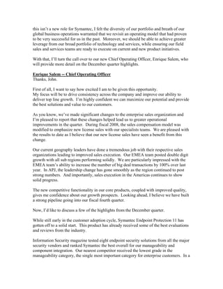 symantec 3Q08CombinedTranscript