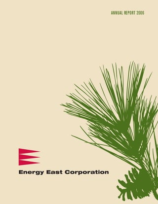 AnnuAl RepoRt 2006




Energy East Corporation
 