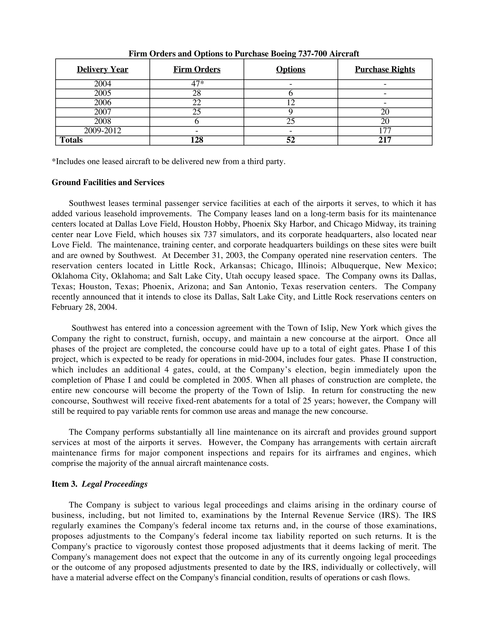 southwest airline ar03