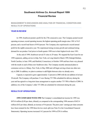 southwest airline ar99