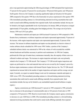 southwest airline ar99