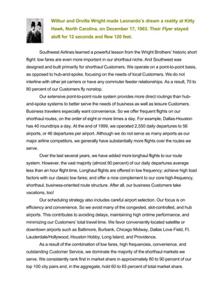 southwest airline ar99