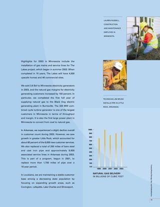 center- point energy annual reports 2003
