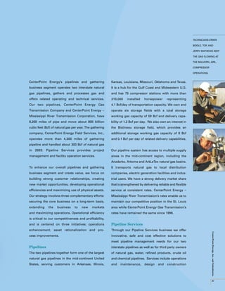 center- point energy annual reports 2003