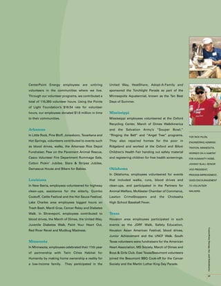 center- point energy annual reports 2003