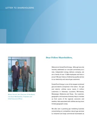 center- point energy annual reports 2003