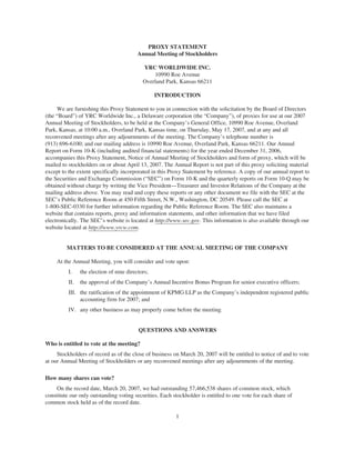 yrc worldwide Proxy_2007
