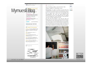 Mymuesli Blog




20.9.2012 Dr. Ute Hillmer
 