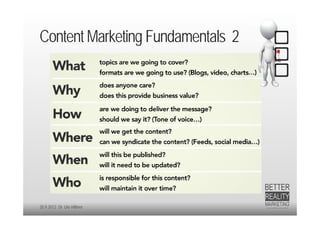 Content Marketing Fundamentals 2




20.9.2012 Dr. Ute Hillmer
 