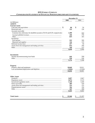 DTE_4Q05supplemental