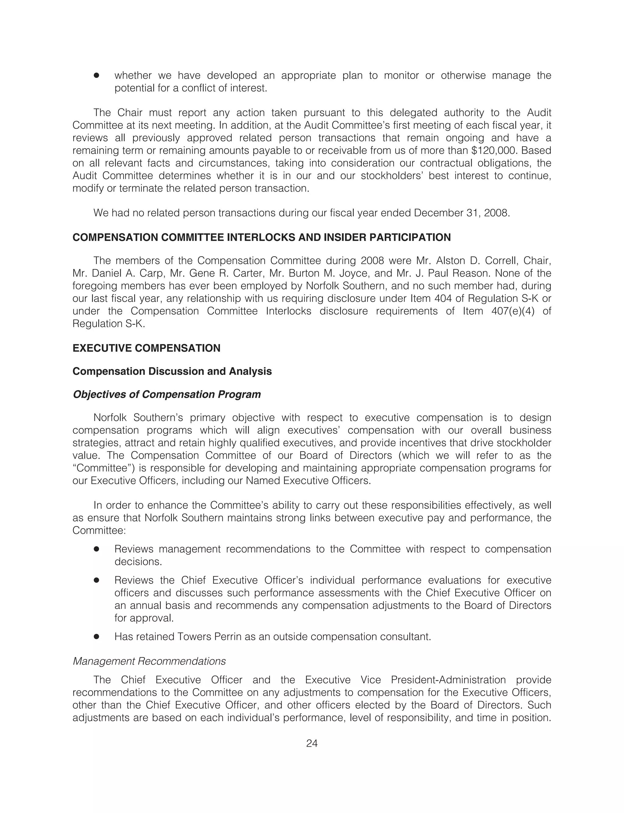 norfolk southern _proxy_2009