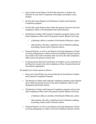 starbucks Concerns_or_Complaints_Procedure