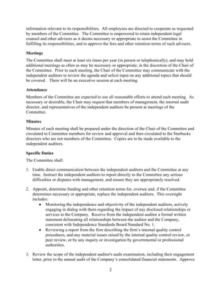 starbucks   Audit_Committee_Charter
