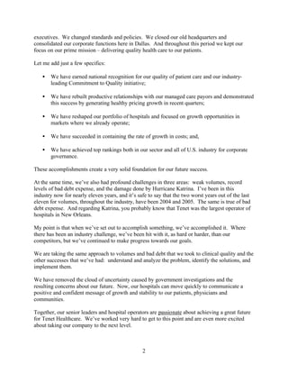 TenetSettlementPreparedRemarks