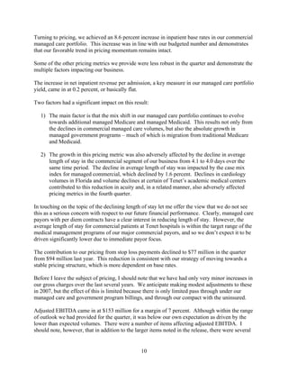 TenetQ406PreparedRemarks