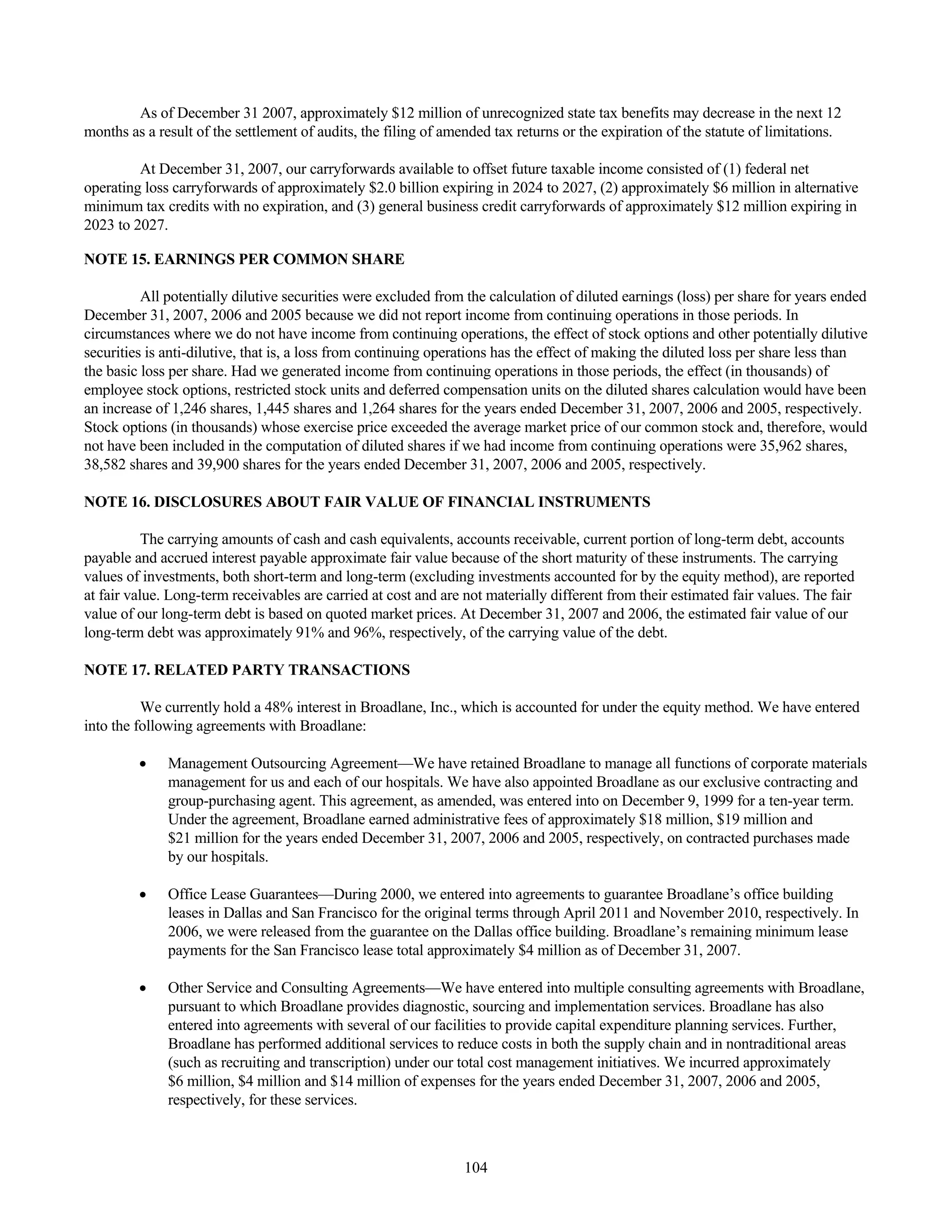 tenet healthcare CY0710KFINAL1