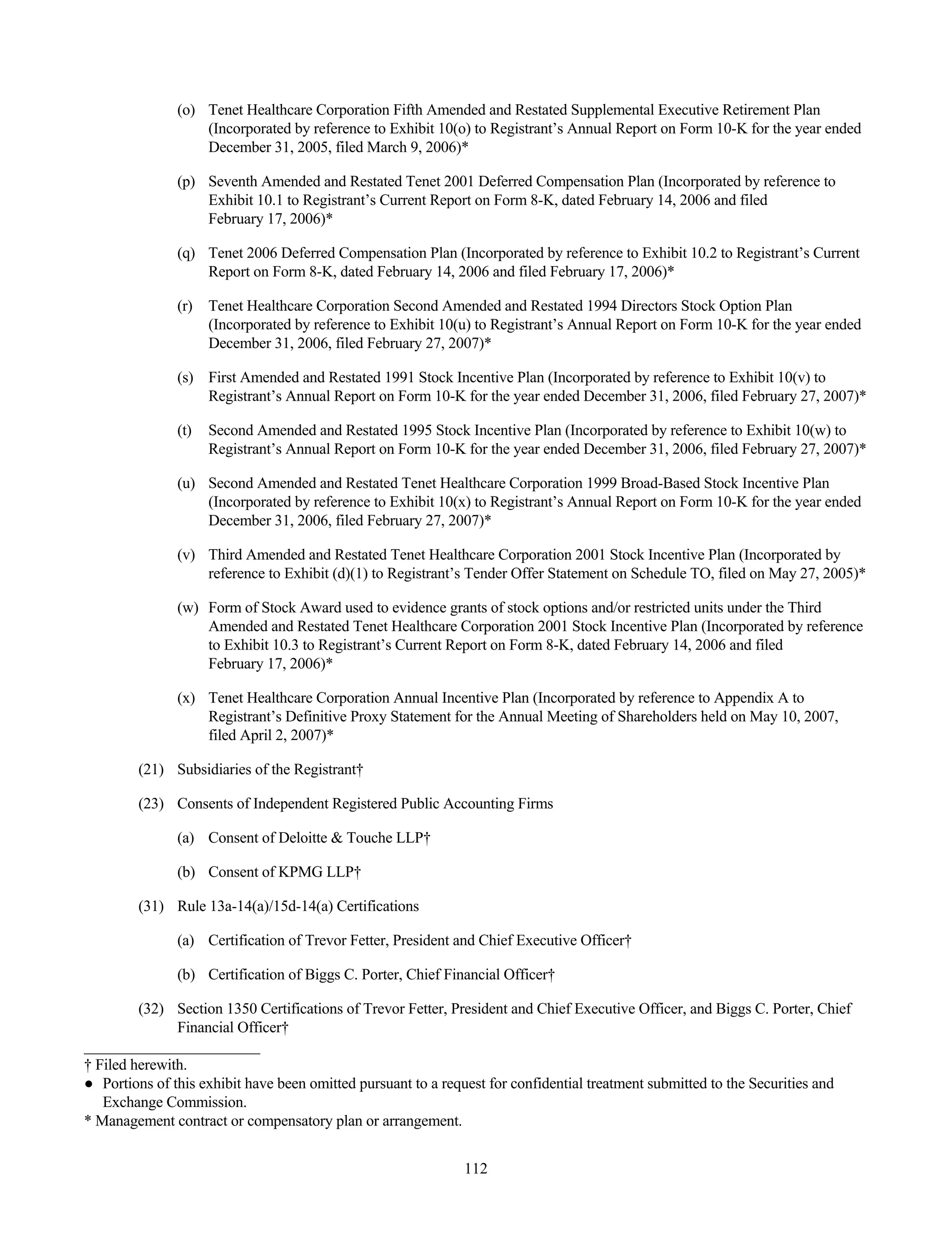 tenet healthcare CY0710KFINAL1