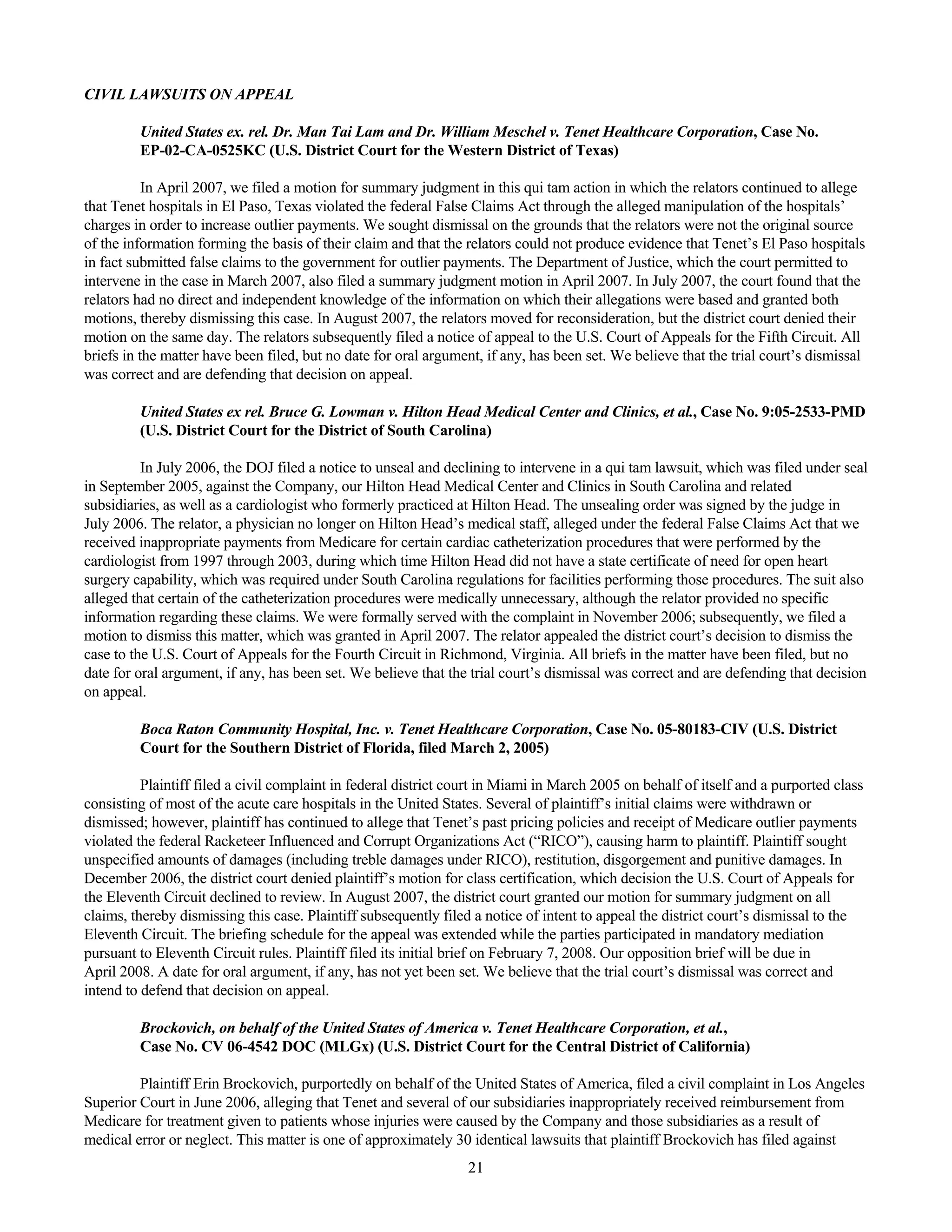 tenet healthcare CY0710KFINAL1