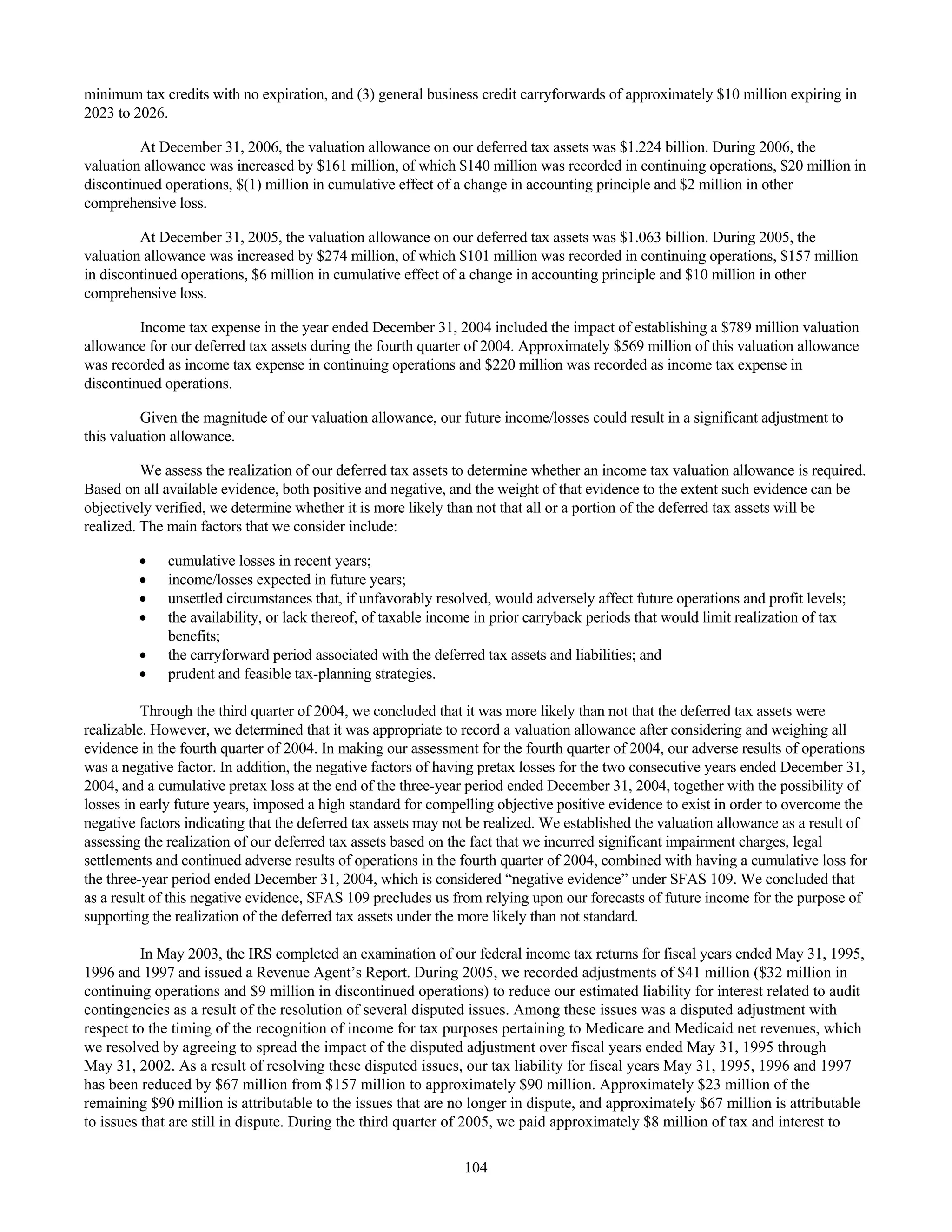 tenet healthcare CY0610KFINAL