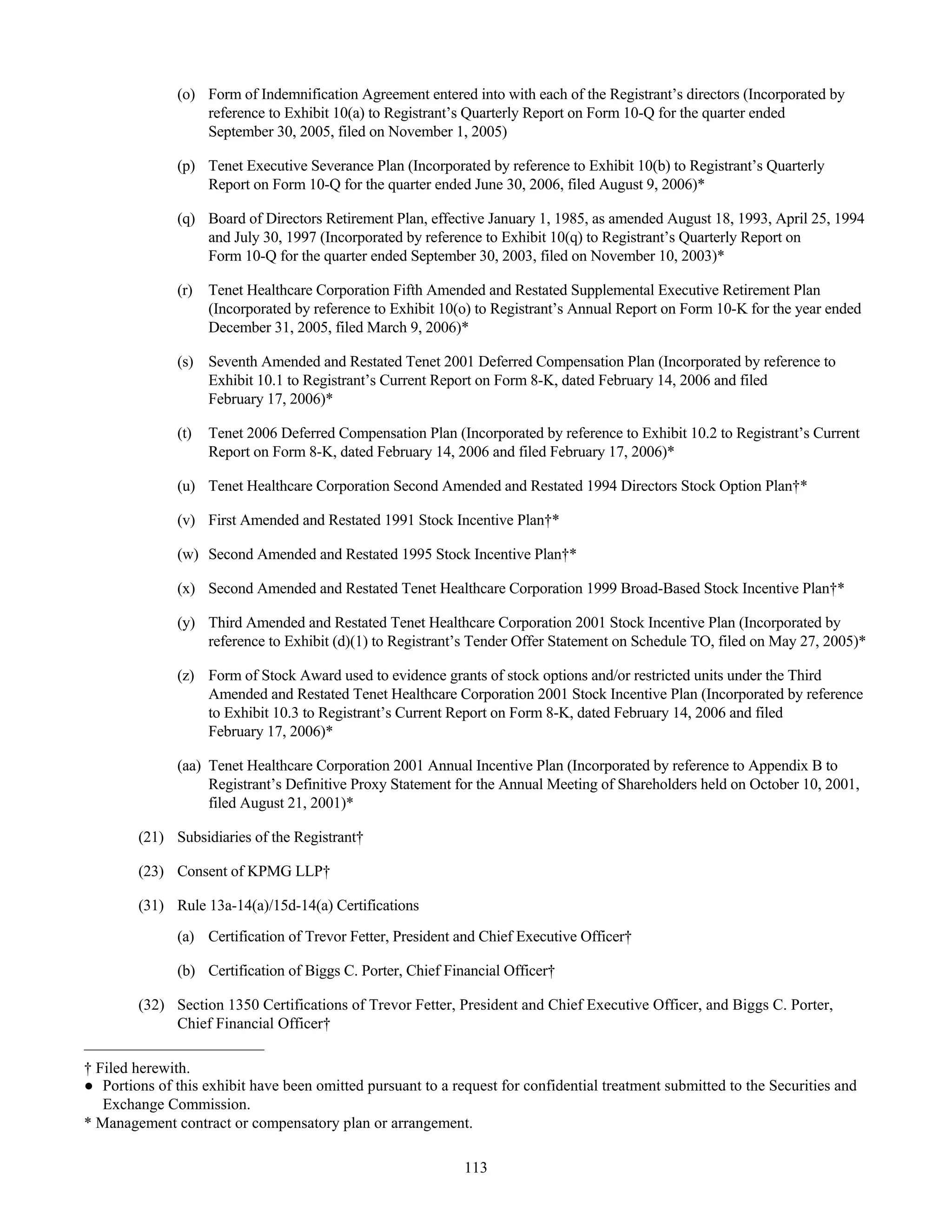 tenet healthcare CY0610KFINAL