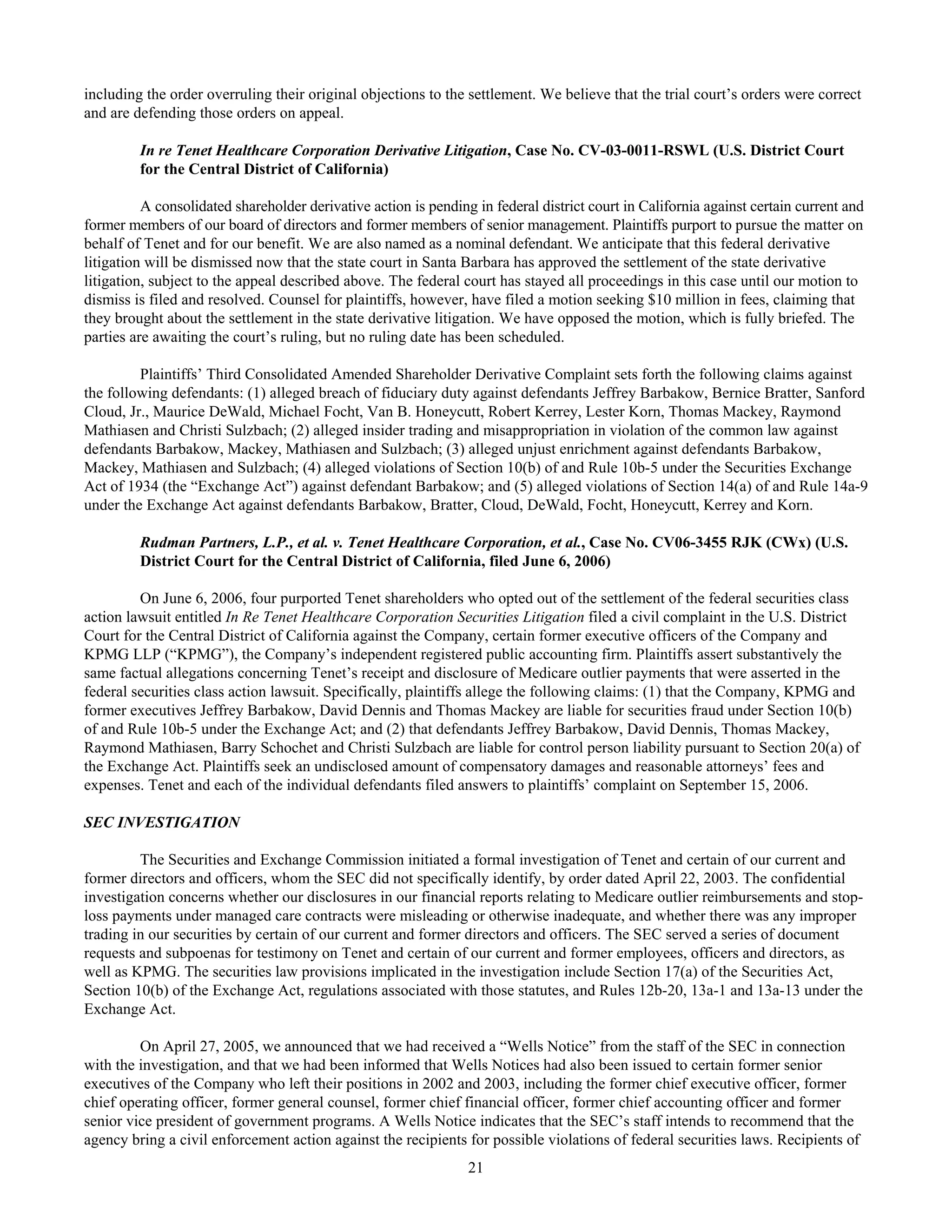 tenet healthcare CY0610KFINAL