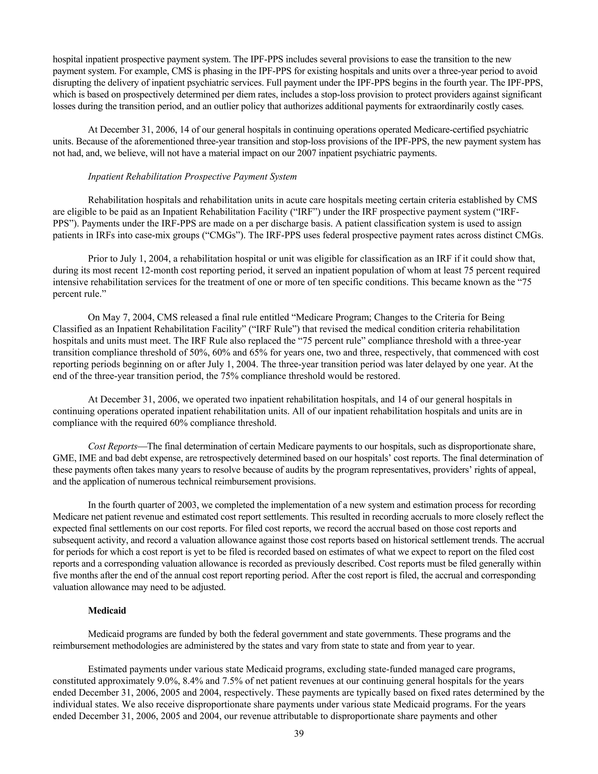 tenet healthcare CY0610KFINAL