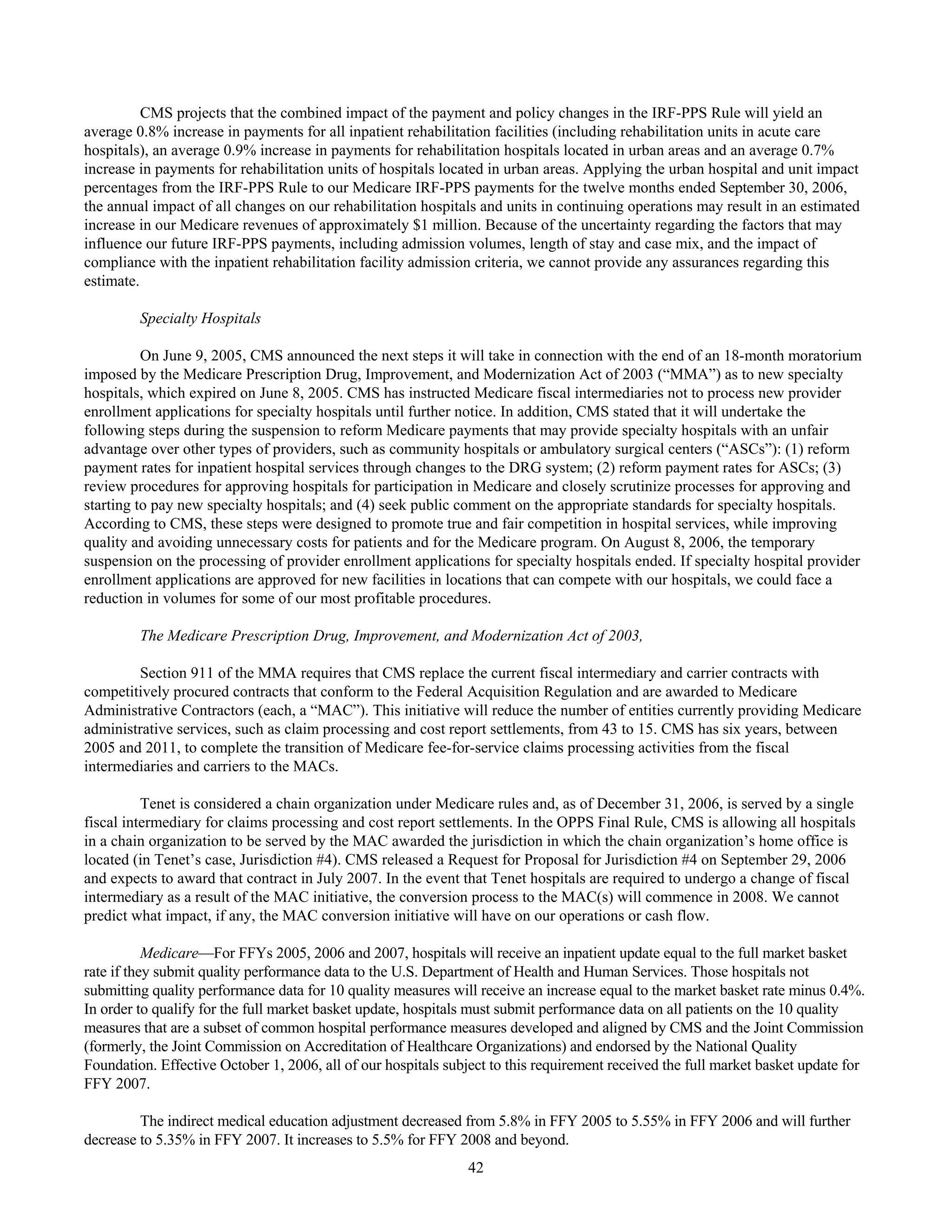 tenet healthcare CY0610KFINAL