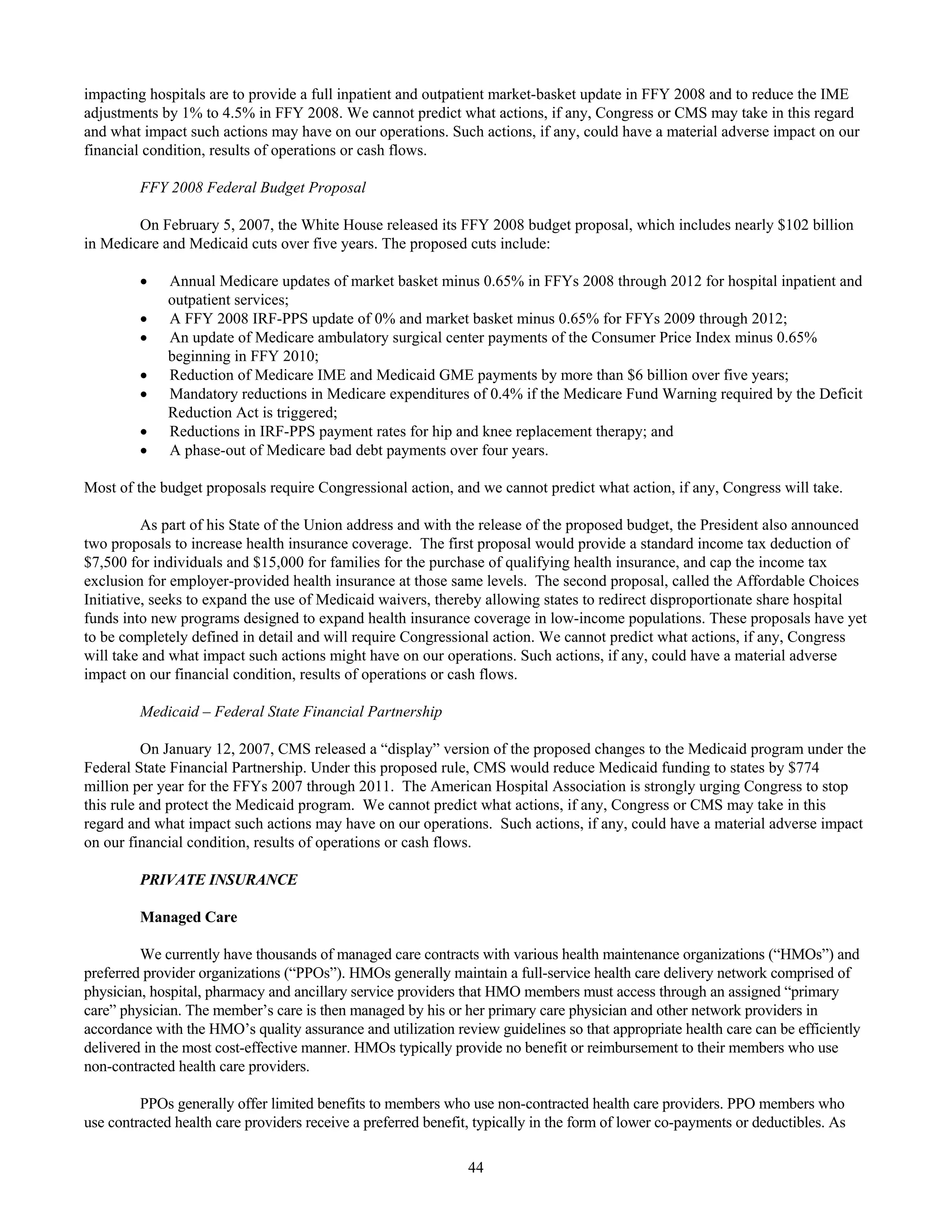 tenet healthcare CY0610KFINAL