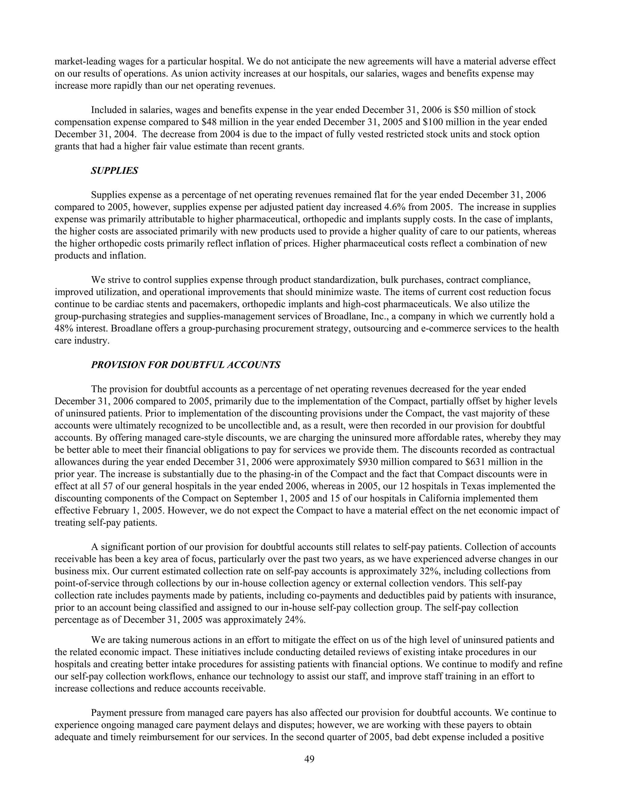 tenet healthcare CY0610KFINAL