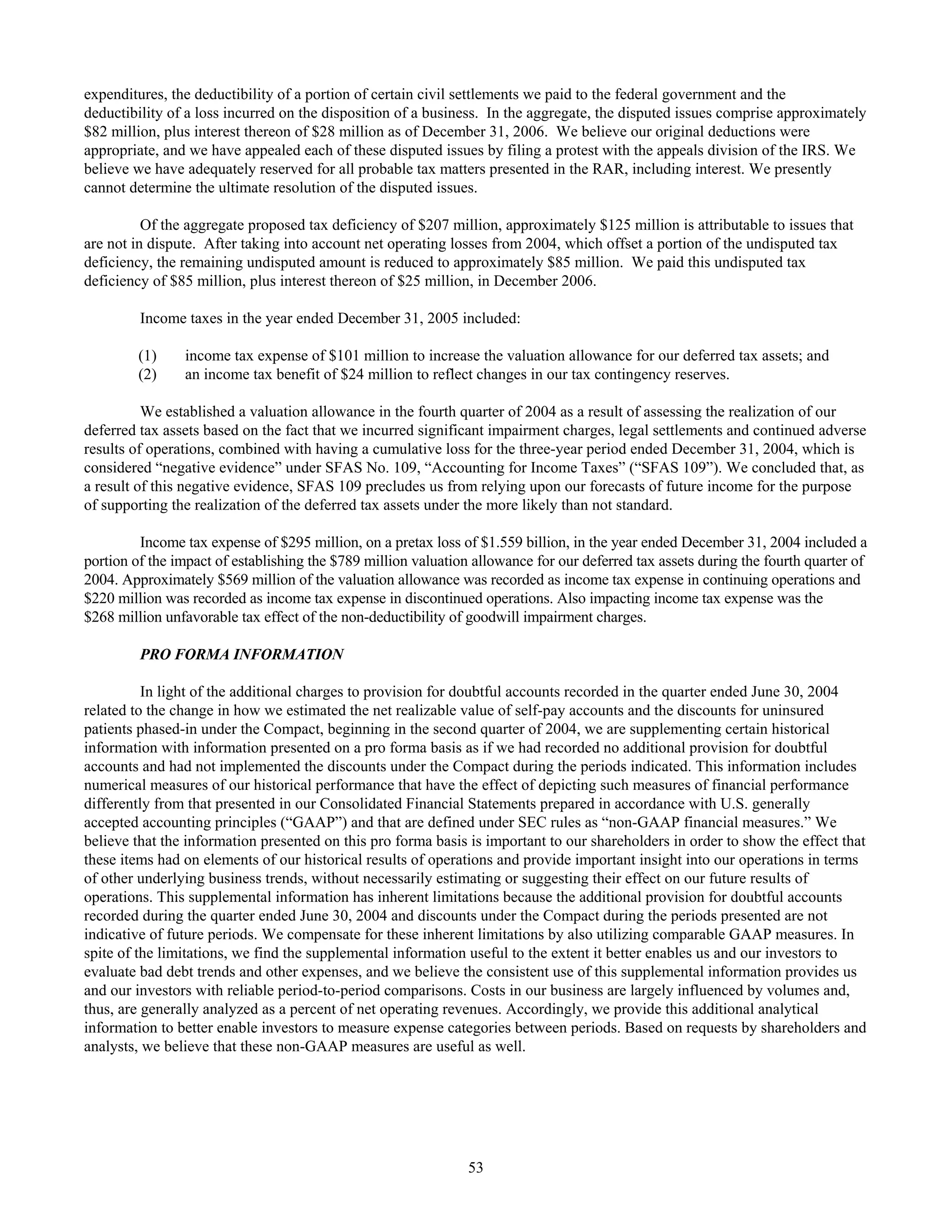 tenet healthcare CY0610KFINAL