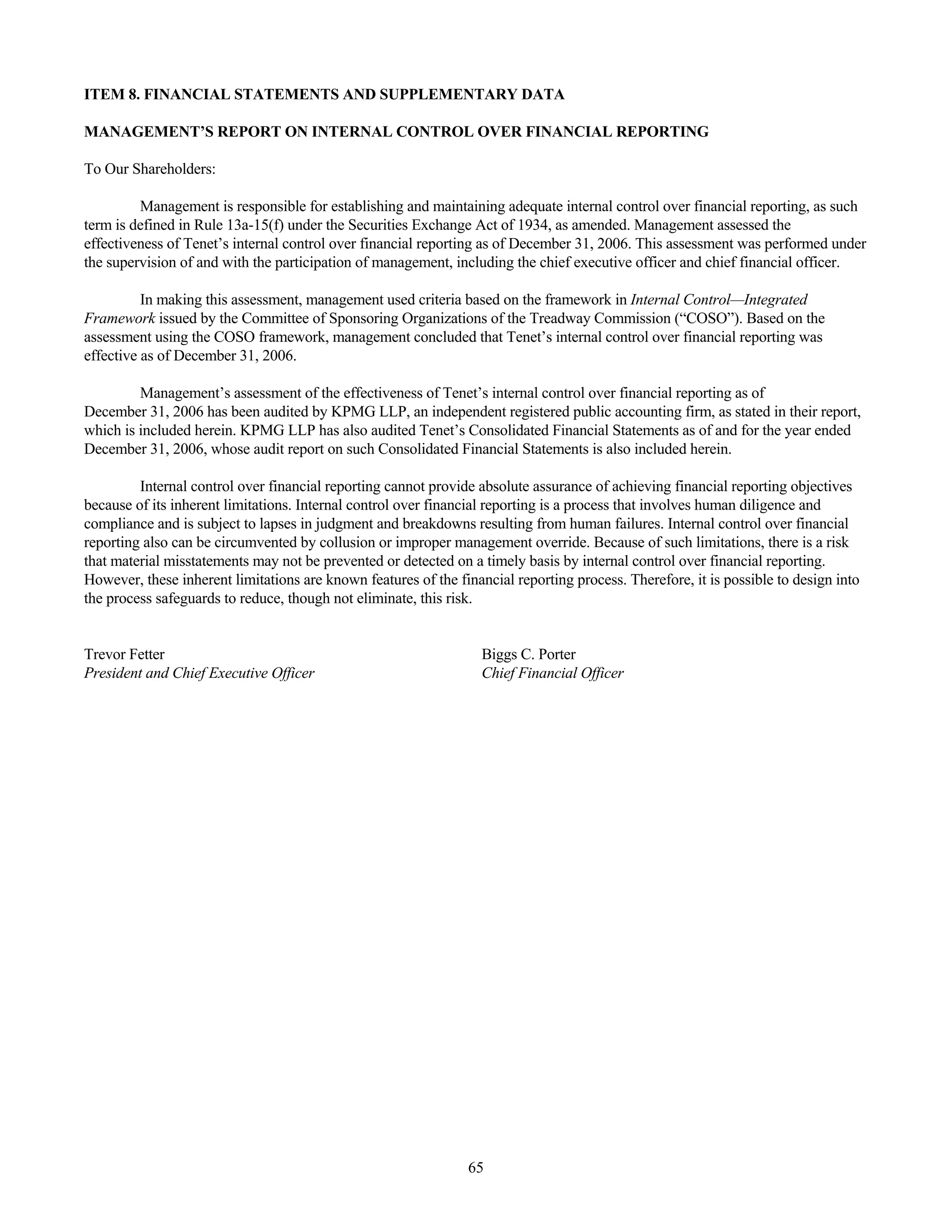 tenet healthcare CY0610KFINAL