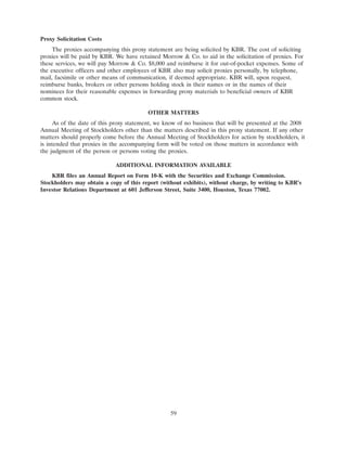 KBR2008ProxyStatement
