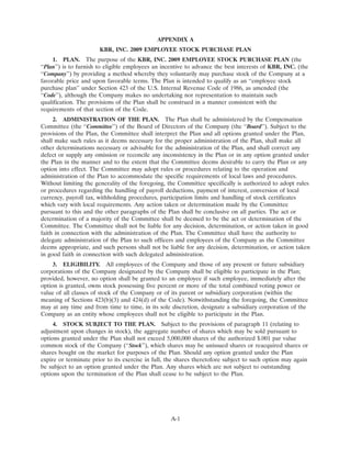 KBR2008ProxyStatement