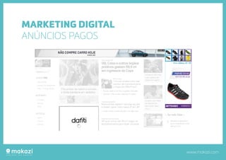 MARKETING DIGITAL
ANÚNCIOS PAGOS
www.makazi.com
 