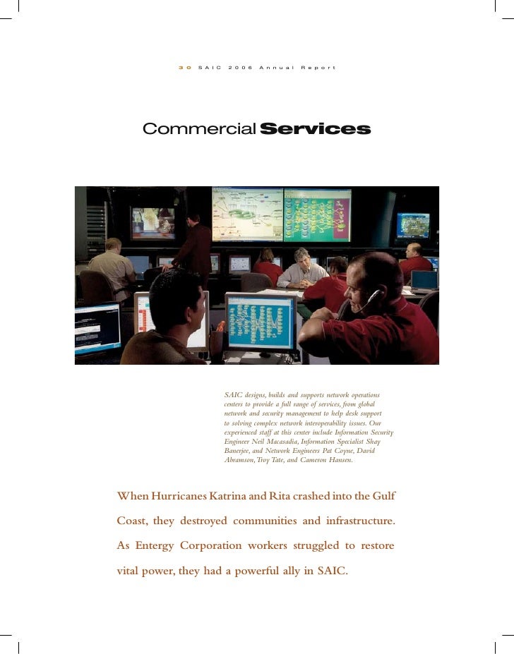 Saic Annual Reports 2006