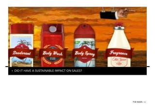 ‣  DID IT HAVE A SUSTAINABLE IMPACT ON SALES?

THE MAIN 11

 