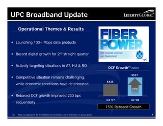 liberty global Q3_2008__Presentation