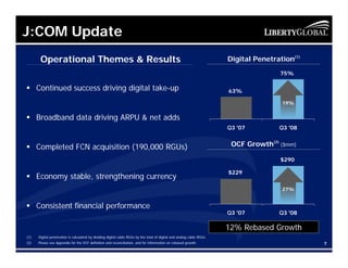 liberty global Q3_2008__Presentation