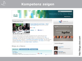 Kompetenz zeigen




http://blogs.cisco.com
 