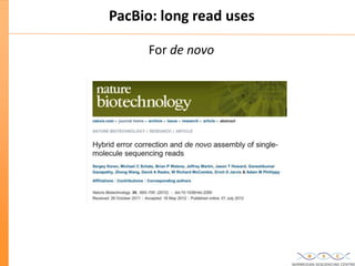 Updated: New High Throughput Sequencing technologies at the Norwegian ...