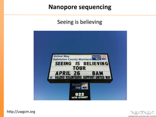Updated: New High Throughput Sequencing technologies at the Norwegian ...
