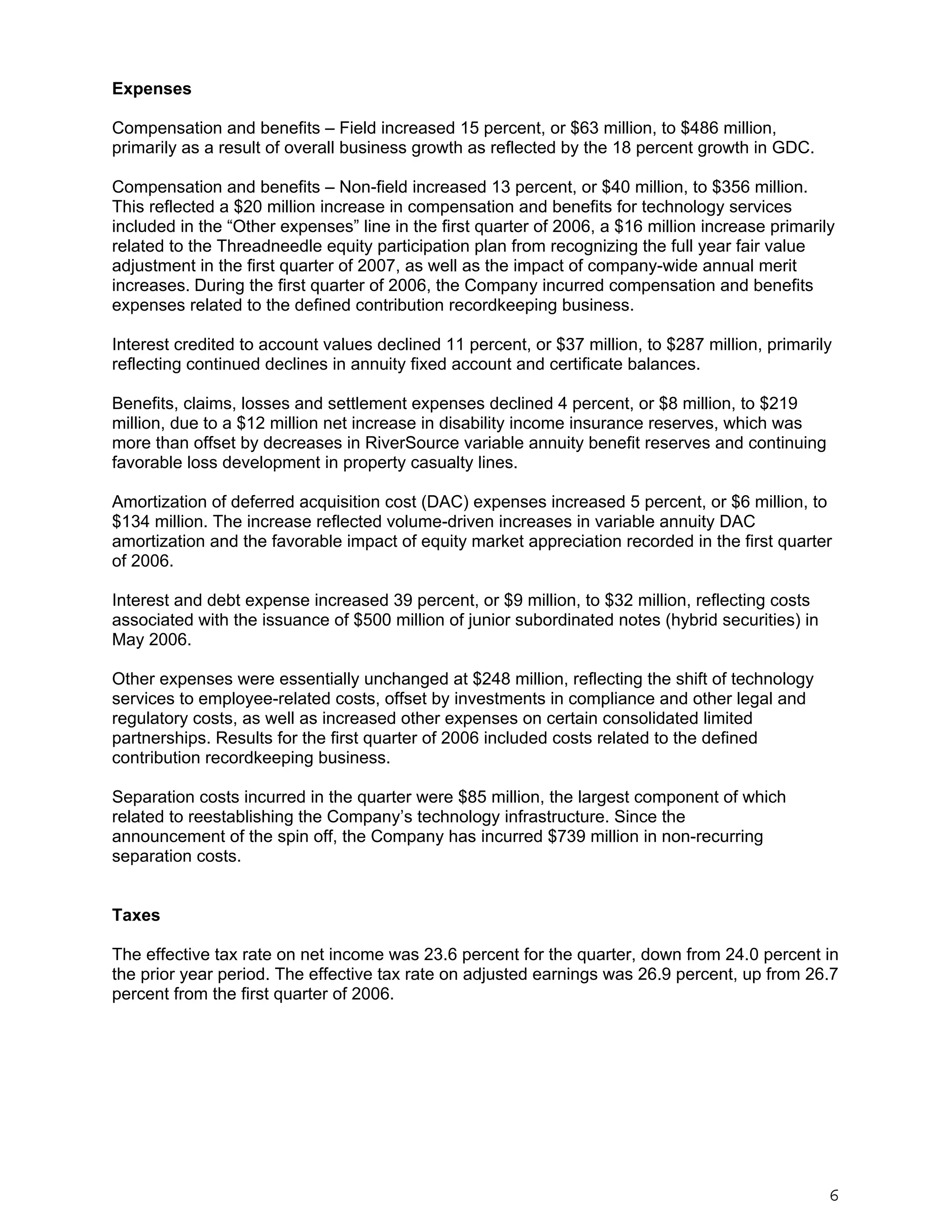 ameriprise 1Q07_Release