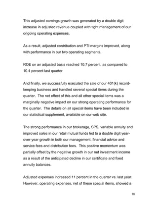 ameriprise TalkingPoints_2Q06