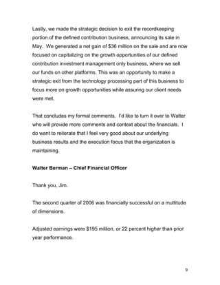 ameriprise TalkingPoints_2Q06