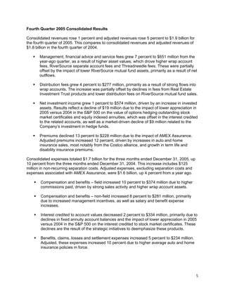 ameriprise 4Q05_Release