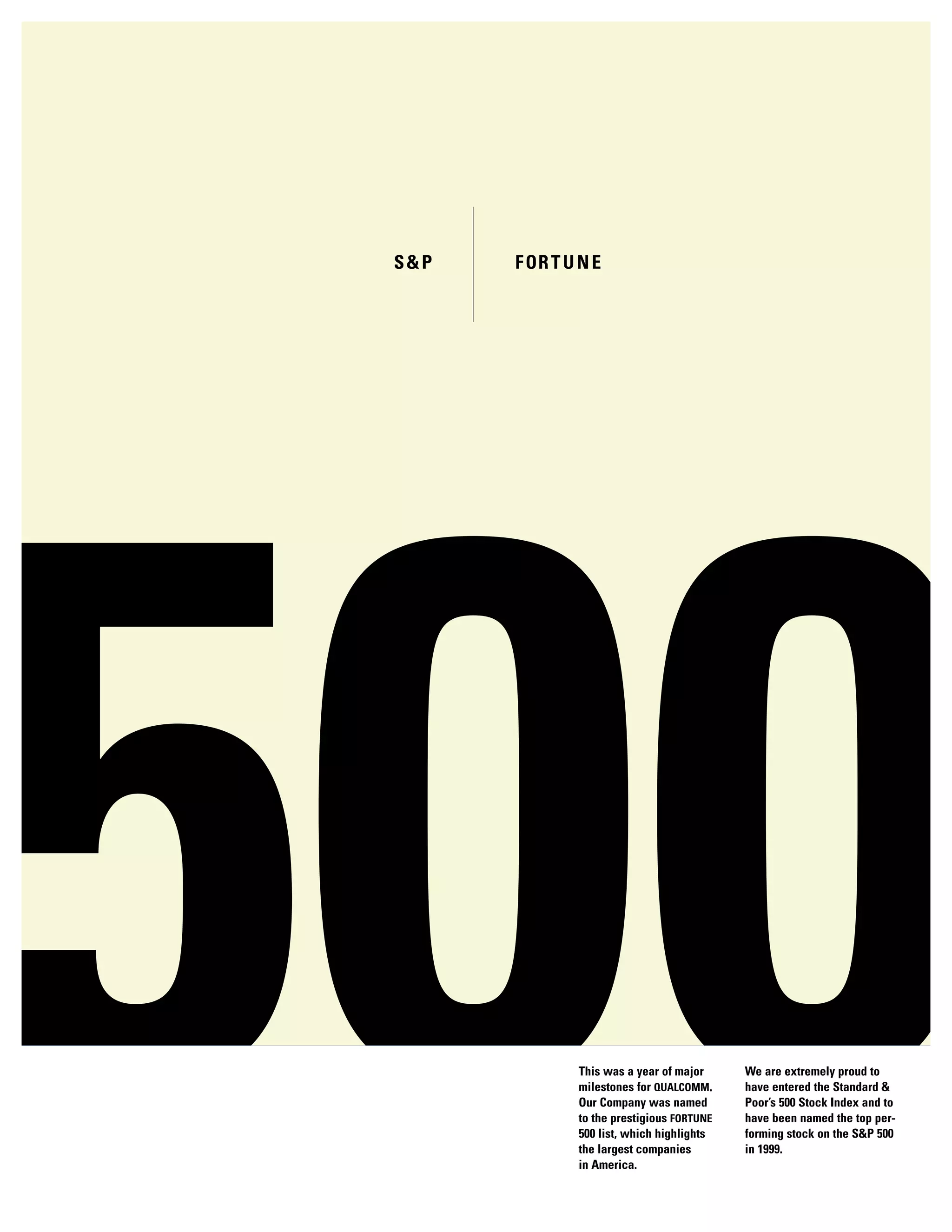 qualcomm annual reports 1999