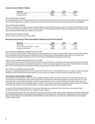 nordstrom AnnualReport2006