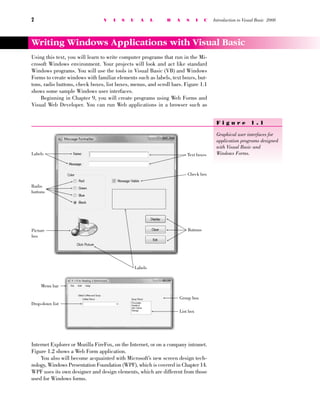 Programming In Visual Basic 2008 7th Edition 7th Julia Case Bradley | PDF
